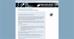 Desktop Screenshot of boundlessterminals.com